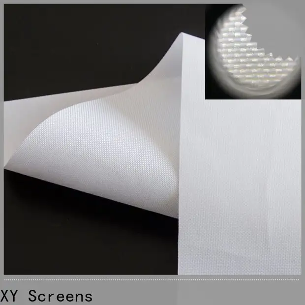 hard Rear Fabrics design for motorized projection screen 1