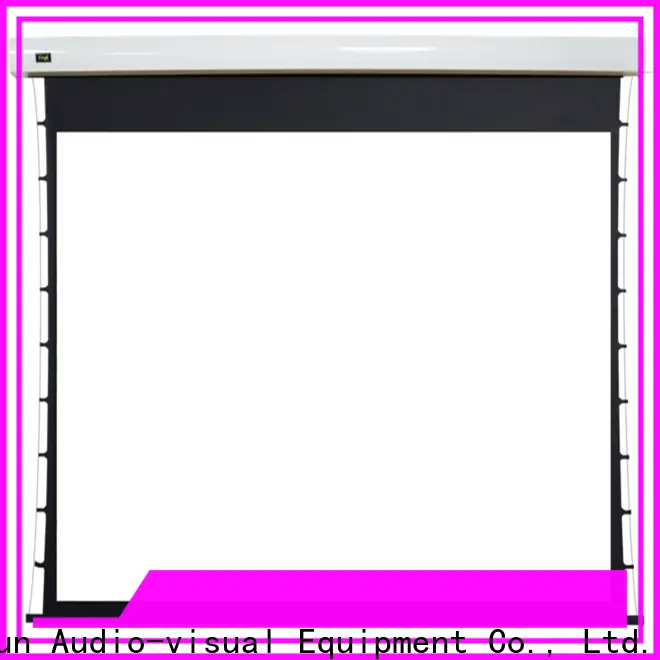 retractable Motorized Projection Screen personalized for home 1