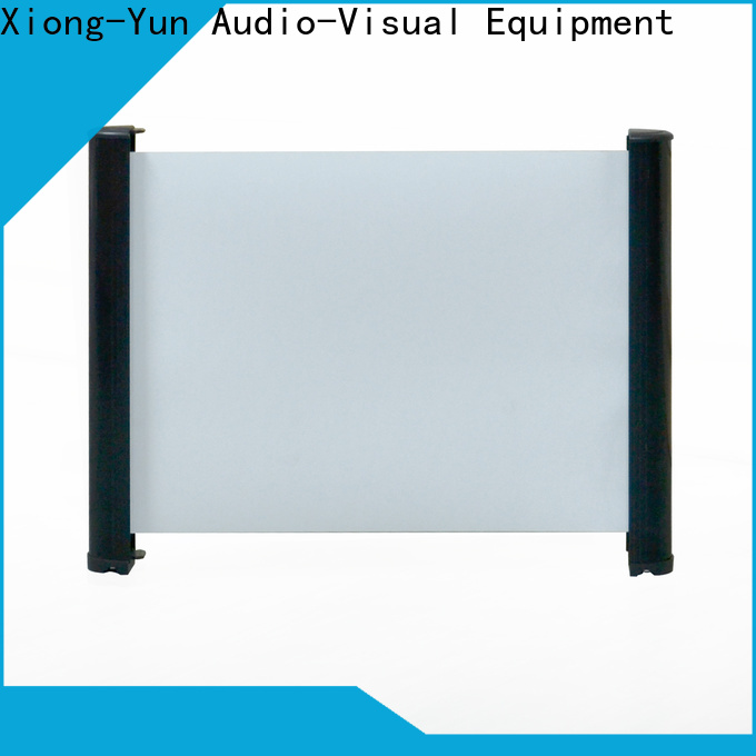 XY Screens retractable table top screen factory price for indoors 1