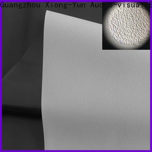 XY Screens hard screen front and rear fabric design for motorized projection screen1 1