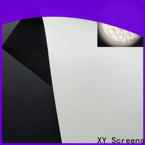 XY Screens hard screen front and rear fabric inquire now for fixed frame projection screen 1