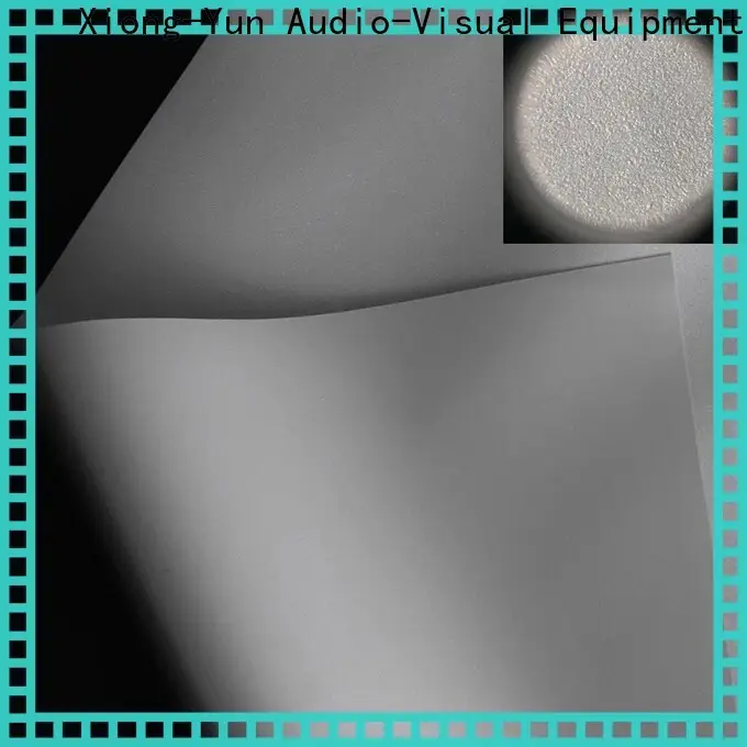XY Screens hard screen front fabrics inquire now for fixed frame projection screen 1