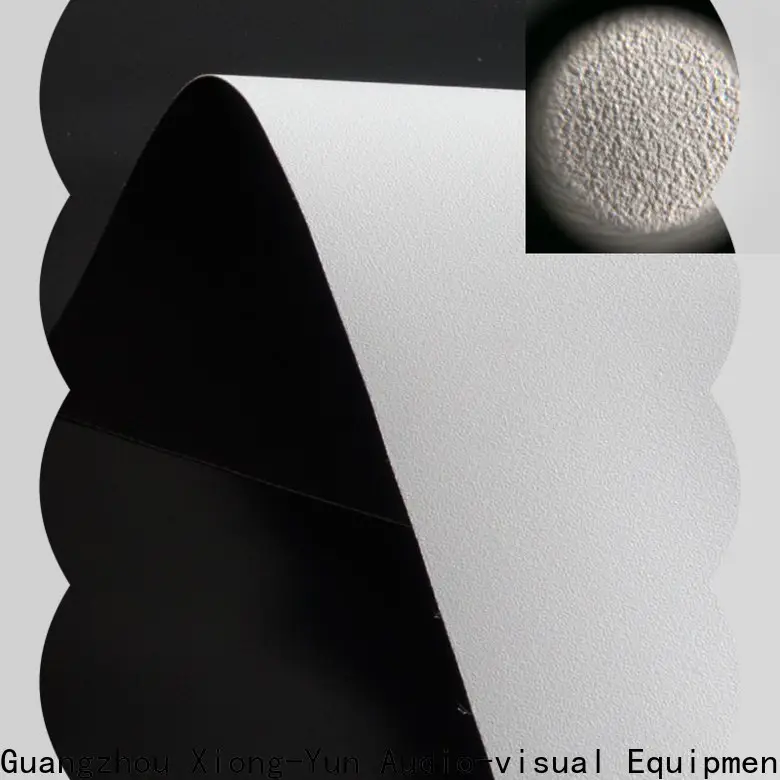 XY Screens quality front fabrics with good price for motorized projection screen 1