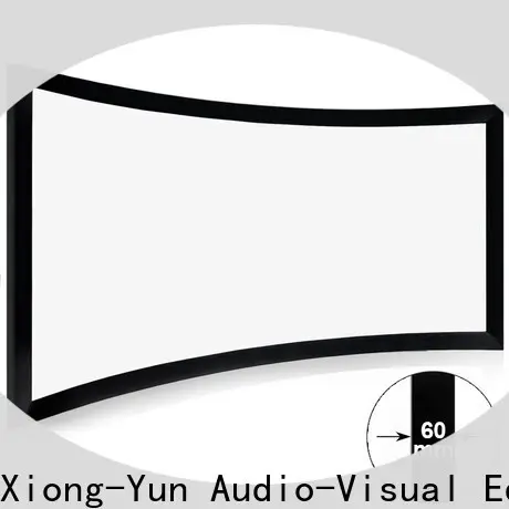 XY Screens slim curved home theater screen wholesale for household 1