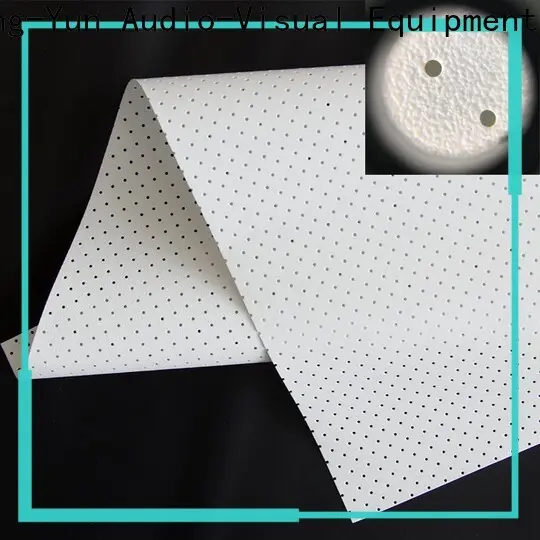 metallic acoustic screen material directly sale for motorized projection screen 1