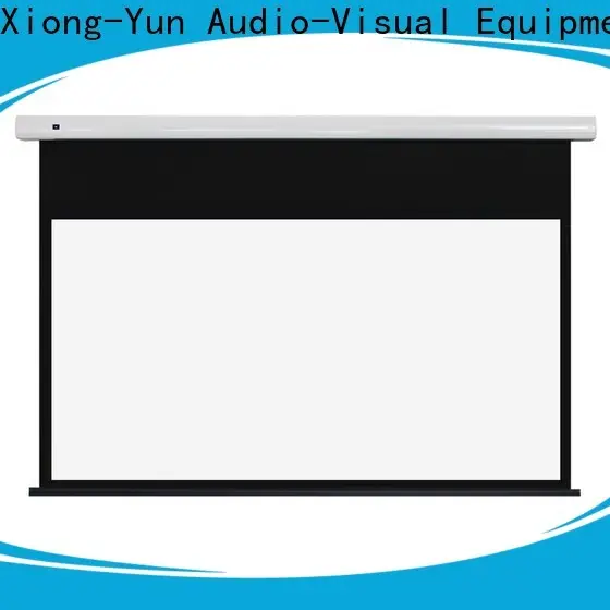 white Portable Projection Screen company with good price for indoors 1
