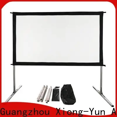 stable outdoor pull down projector screen supplier for square 1