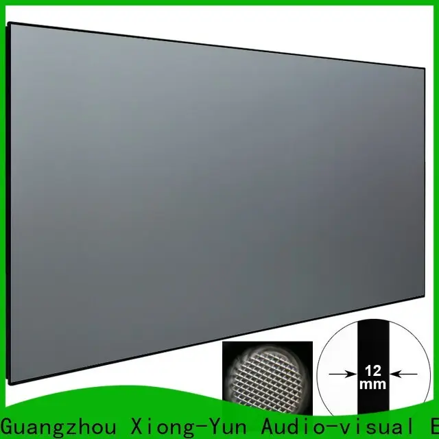 XY Screens ultra short throw projector screen customized for movies 1