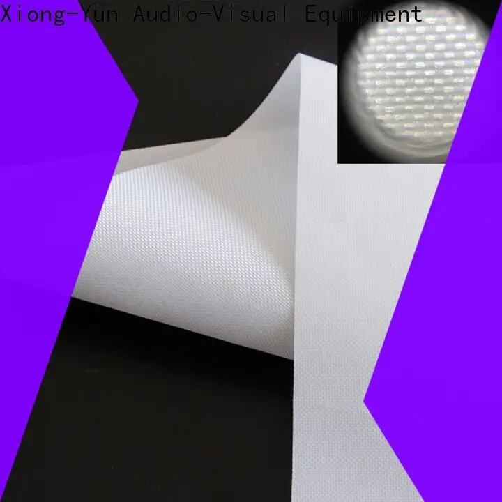 XY Screens hard rear projection screen material design for fixed frame projection screen 1