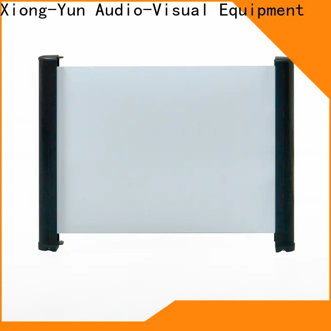 XY Screens retractable tabletop projector screens factory price for living room 1