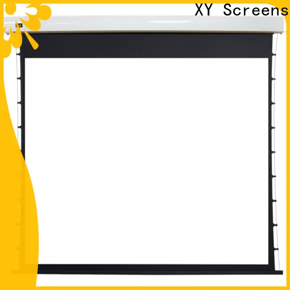 XY Screens retractable motorized projector screen supplier for theater 1