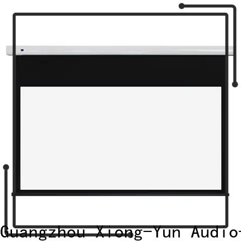 intelligent tab tensioned projector screen factory price for home 1
