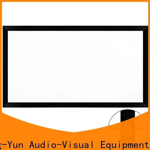 XY Screens thin movie projector screen factory price for office 1