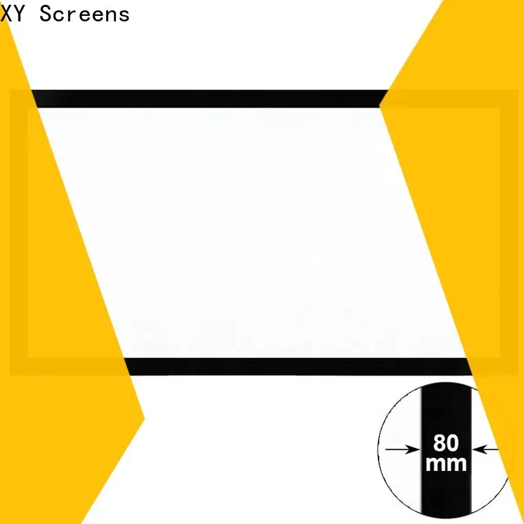 XY Screens movie projector screen personalized for meeting room 1