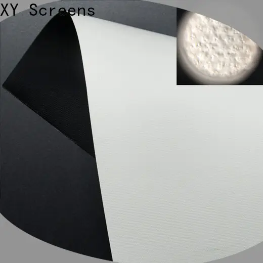 XY Screens metallic front fabrics factory for projector screen 1