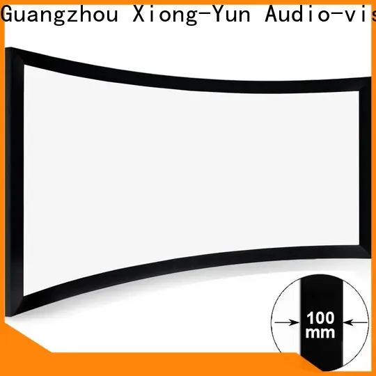 XY Screens curved home cinema projector customized for rooms 1
