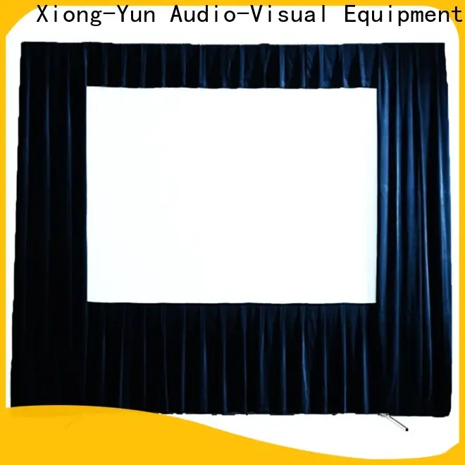 XY Screens fast folding outdoor projector screen factory price for square 1
