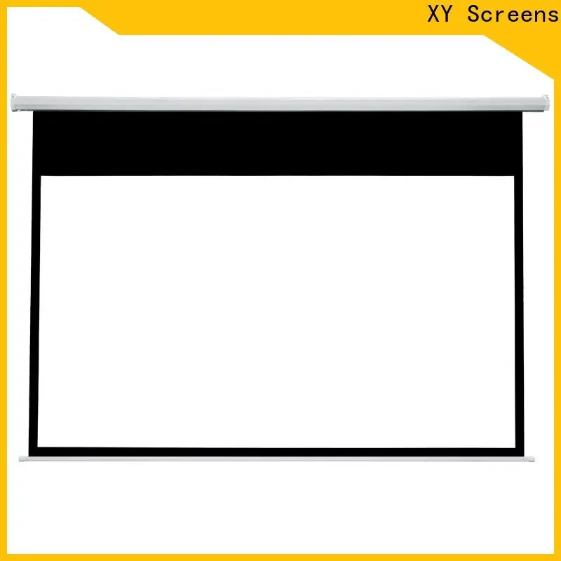 retractable Home theater projection screen wholesale for rooms 1