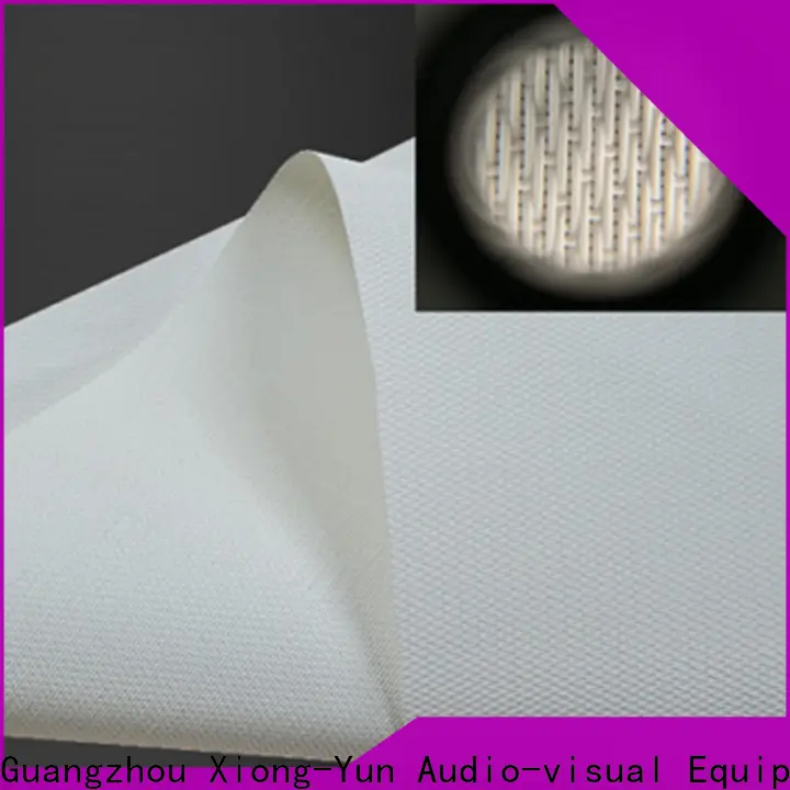 XY Screens acoustic screen material from China for motorized projection screen 1