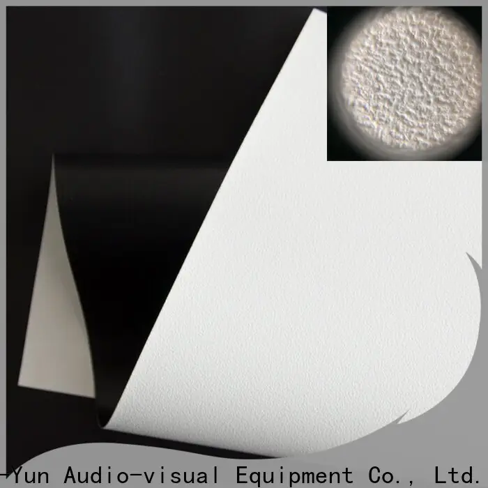 XY Screens front fabrics design for motorized projection screen1 1