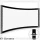 curved curved home theater screen supplier for household 1