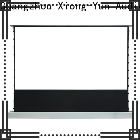 XY Screens floor rising screen design for indoors 1