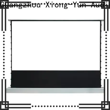 XY Screens floor rising screen design for indoors 1