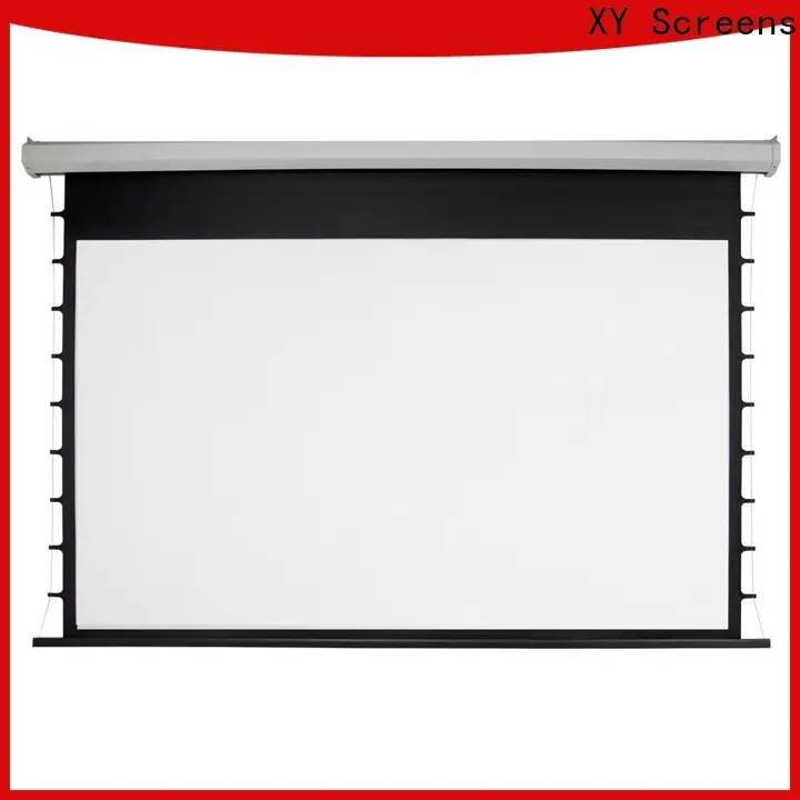 XY Screens motorized projector screen factory price for indoors1 1
