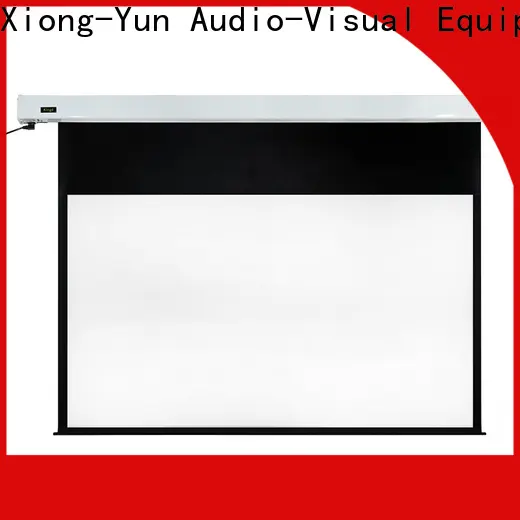 XY Screens motorized projector screen factory price for rooms1 1