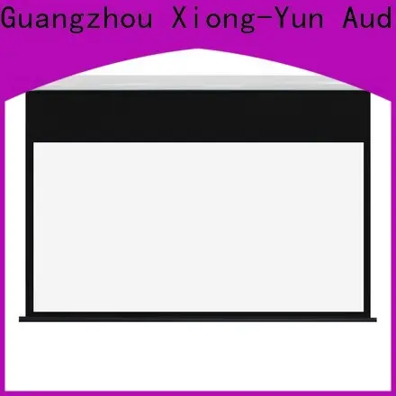 XY Screens motorised projector screen factory price for rooms1 1