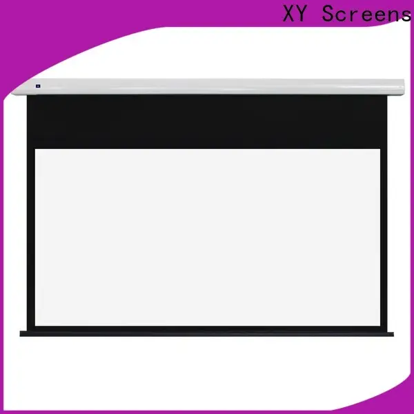 XY Screens fixed projector screen inquire now for living room 1