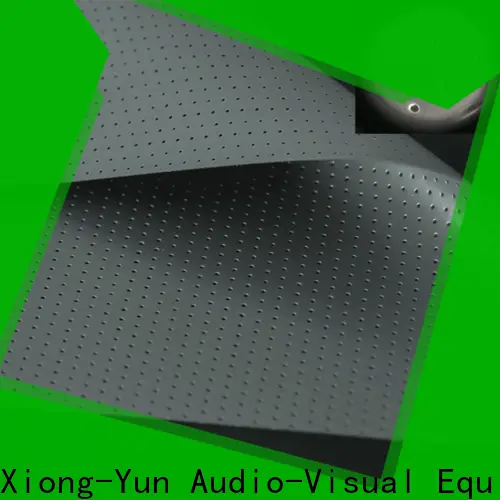 XY Screens perforating acoustic absorbing fabric from China for thin frame projector screen 1