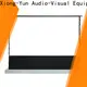white portable pull up projector screen inquire now for living room 1