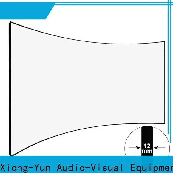XY Screens slim Home Entertainment Curved Projector Screens supplier for movies 1