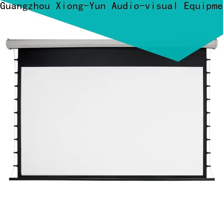 XY Screens retractable Motorized Projection Screen supplier for indoors 1
