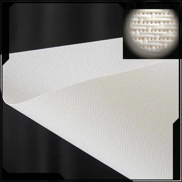 XY Screens 120 acoustically transparent screen customized for thin frame projector screen 1