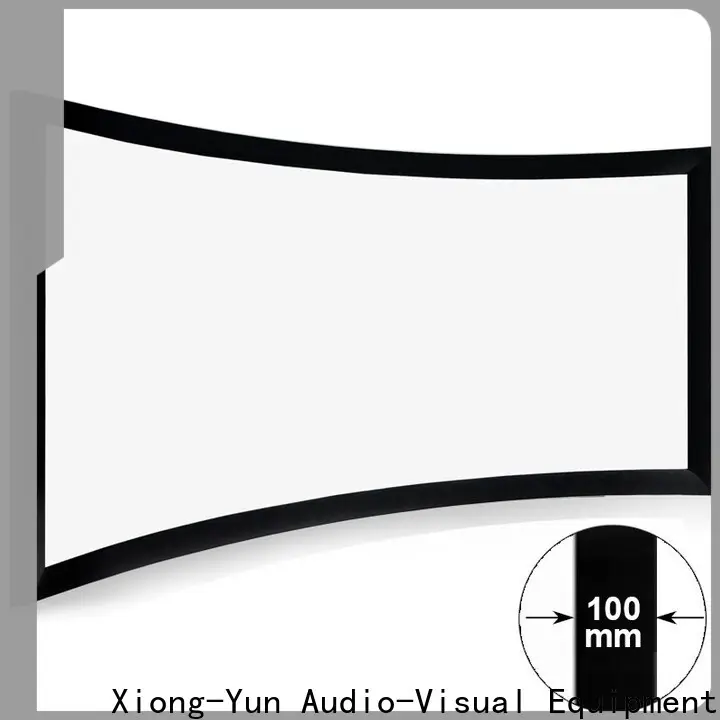 XY Screens curved home cinema projector customized for theater 1