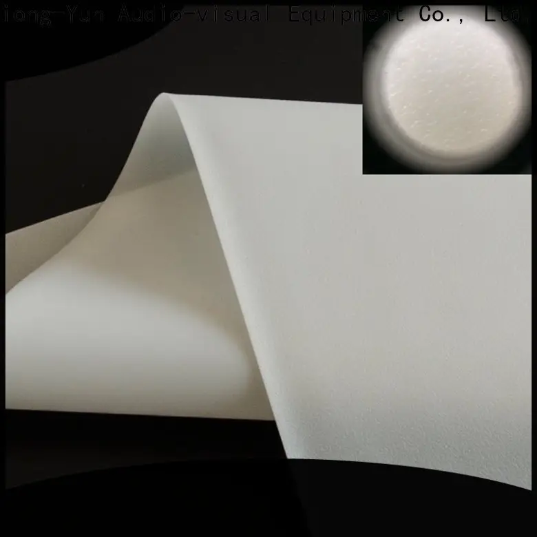 XY Screens transparent projector screen fabric design for thin frame projector screen 1