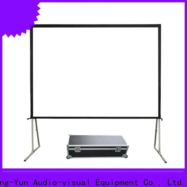 XY Screens retractable outdoor retractable projector screen supplier for public 1