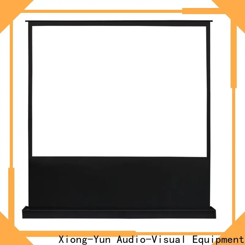 XY Screens portable pull up projector screen design for living room 1