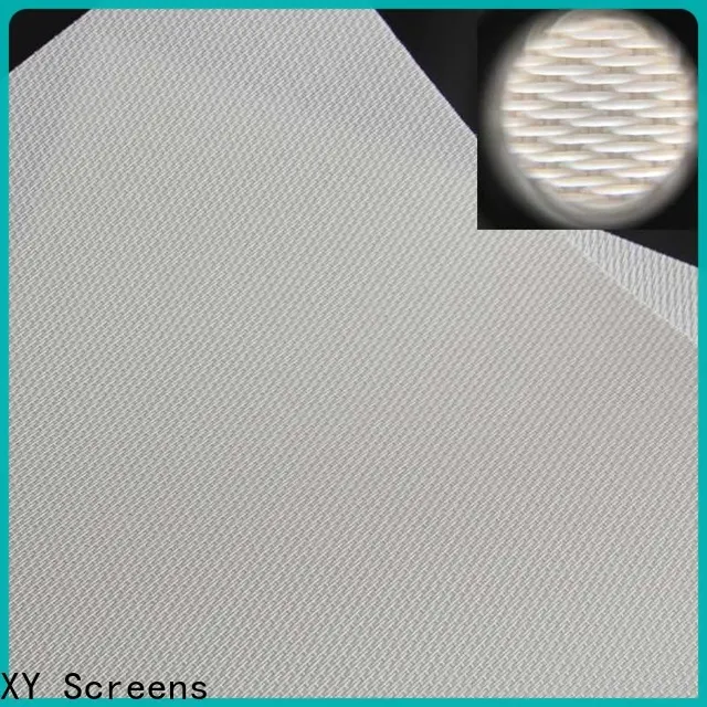 XY Screens metallic acoustically transparent screen fabric directly sale for thin frame projector screen 1