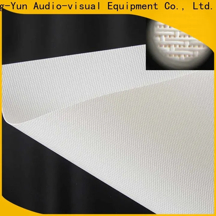 XY Screens metallic acoustic screen material from China for motorized projection screen 1
