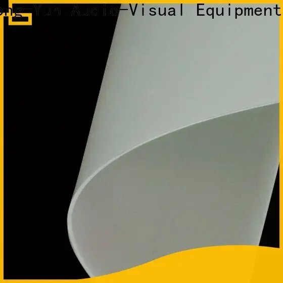 XY Screens rear projection fabric with good price for thin frame projector screen 1