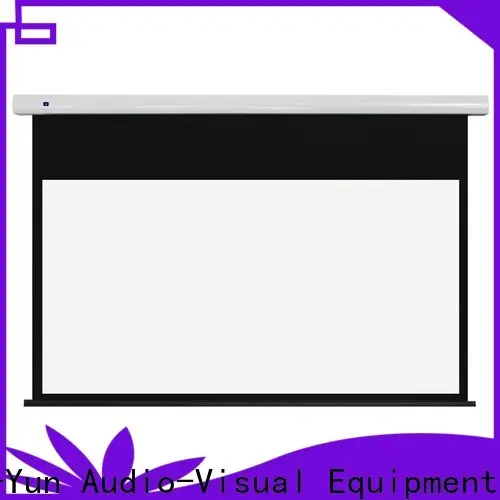 XY Screens motorised projector screen supplier for indoors 1