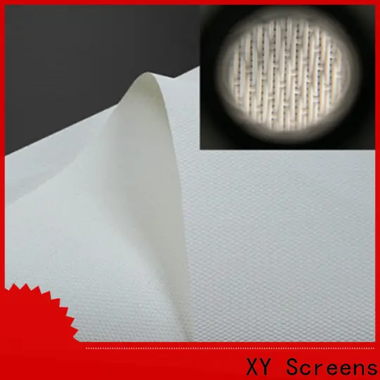 XY Screens metallic acoustically transparent screen material from China for fixed frame projection screen 1