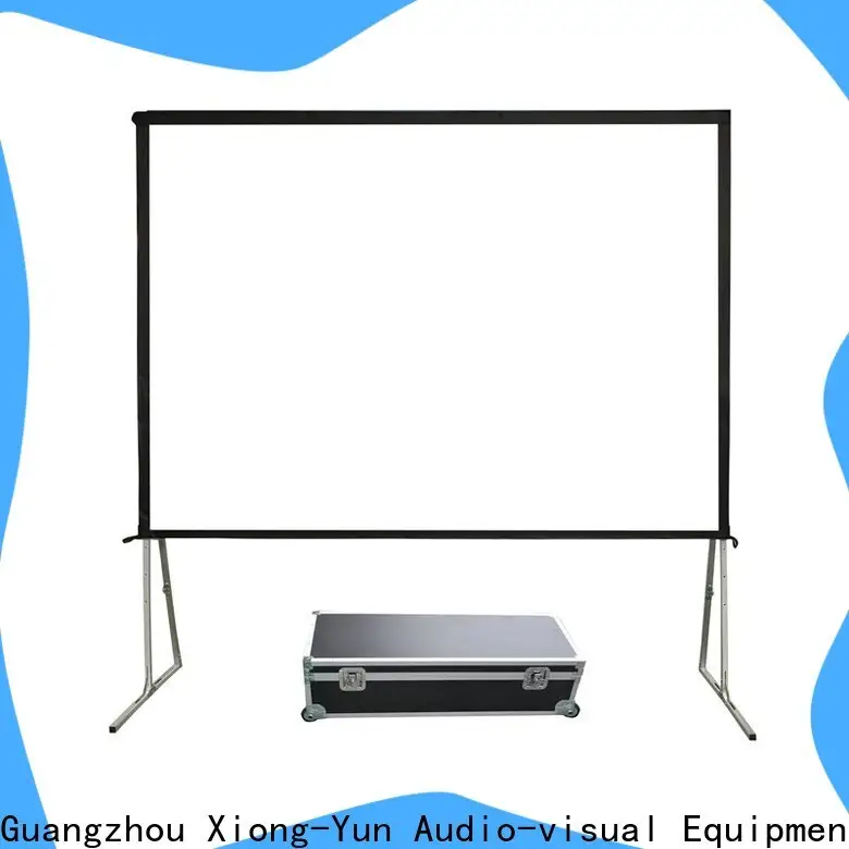 XY Screens outdoor pull down projector screen factory price for square 1