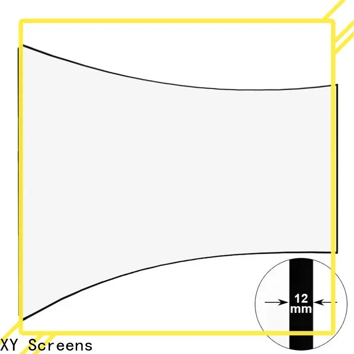 XY Screens slim curved home theater screen personalized for home cinema 1