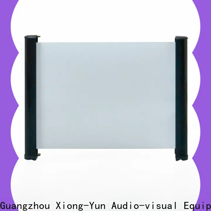 XY Screens curved tabletop projector screens personalized for indoors 1