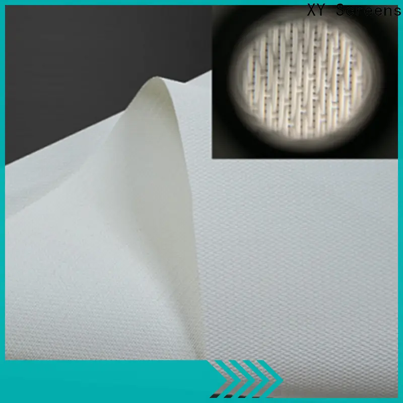metallic acoustically transparent screen fabric customized for projector screen 1