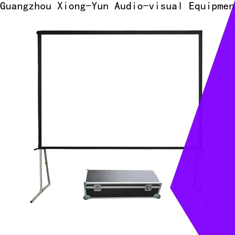 retractable outdoor projector screen factory price for public 1